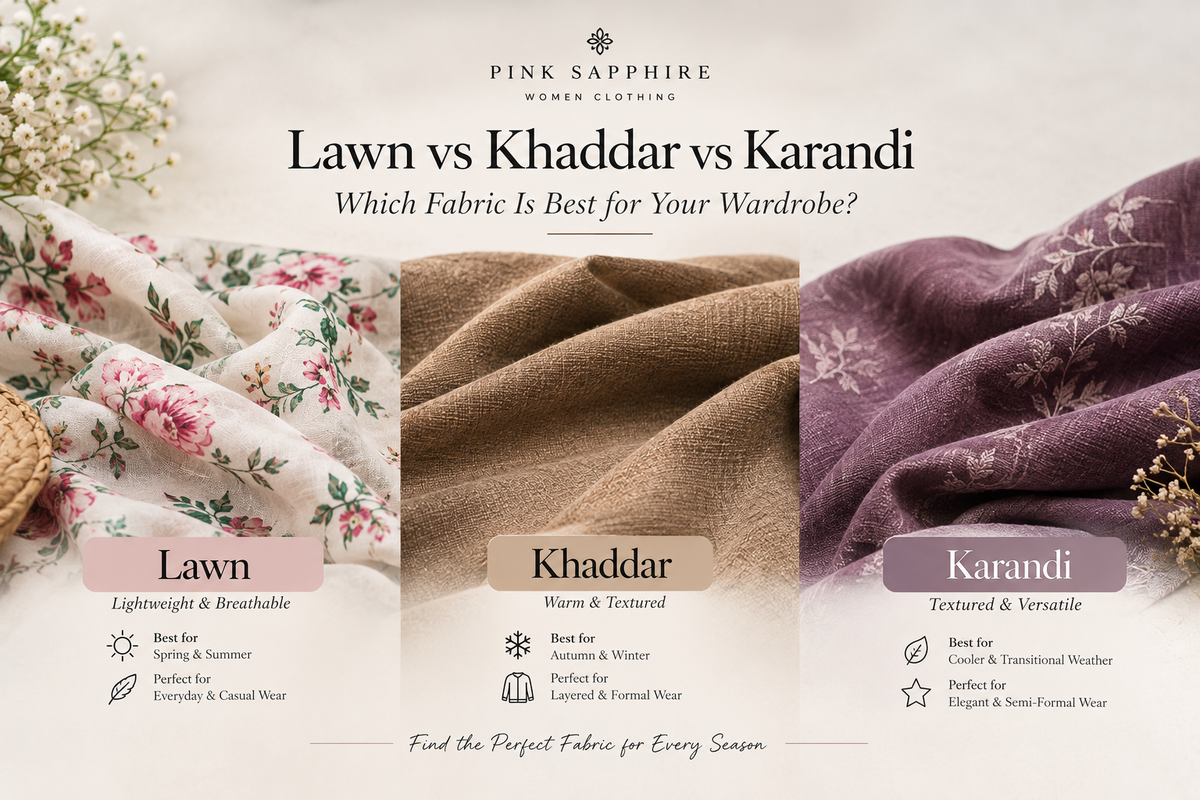 Lawn vs Khaddar vs Karandi