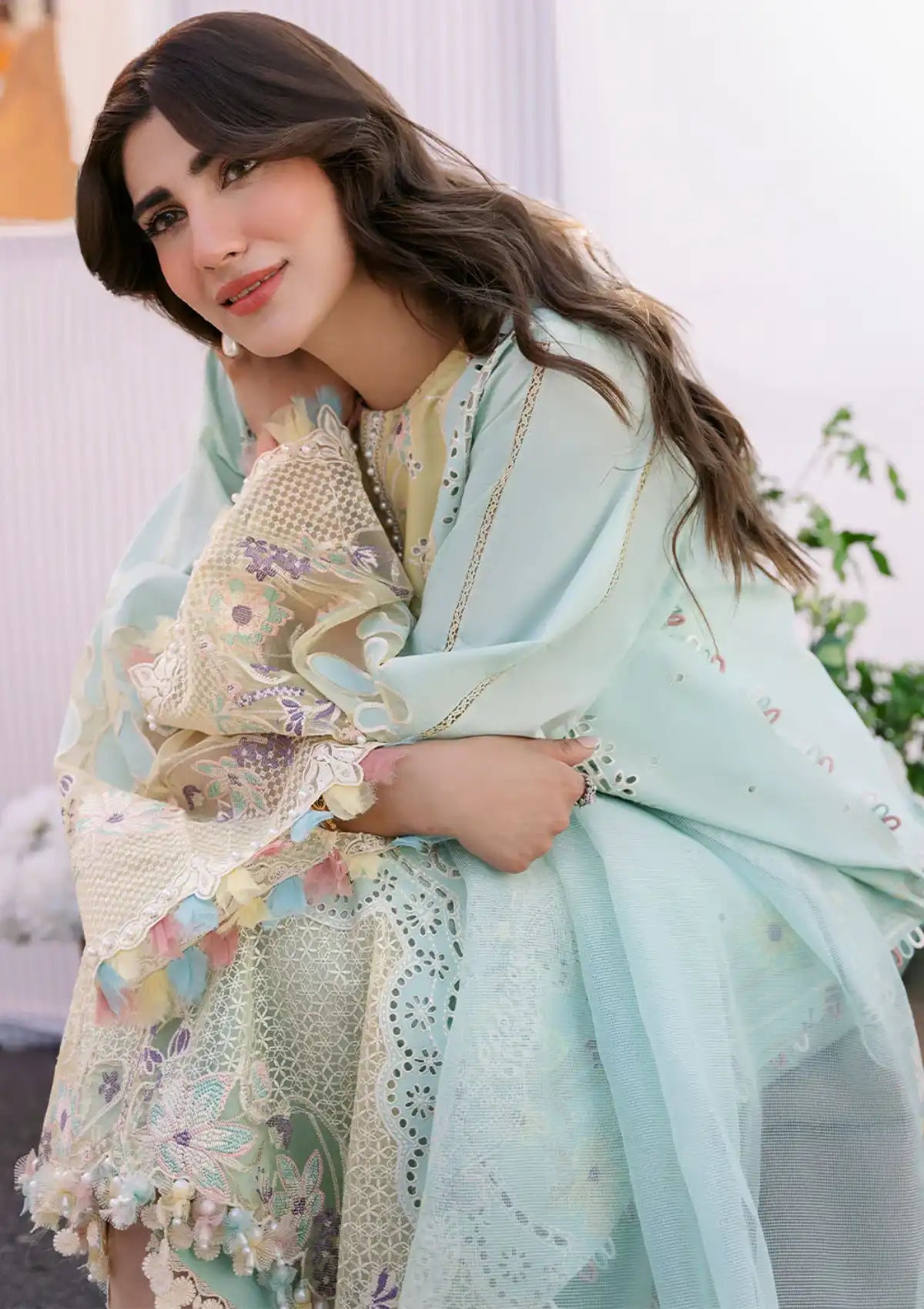 Bin Ilyas Clara Luxury Lawn 3PC - FS5560