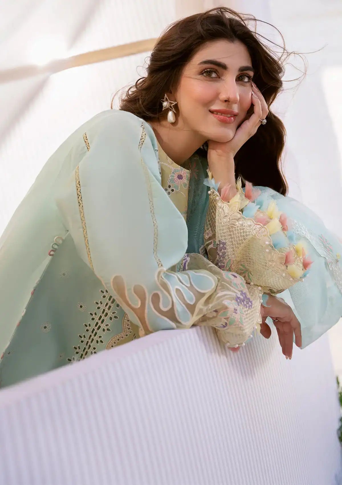 Bin Ilyas Clara Luxury Lawn 3PC - FS5560