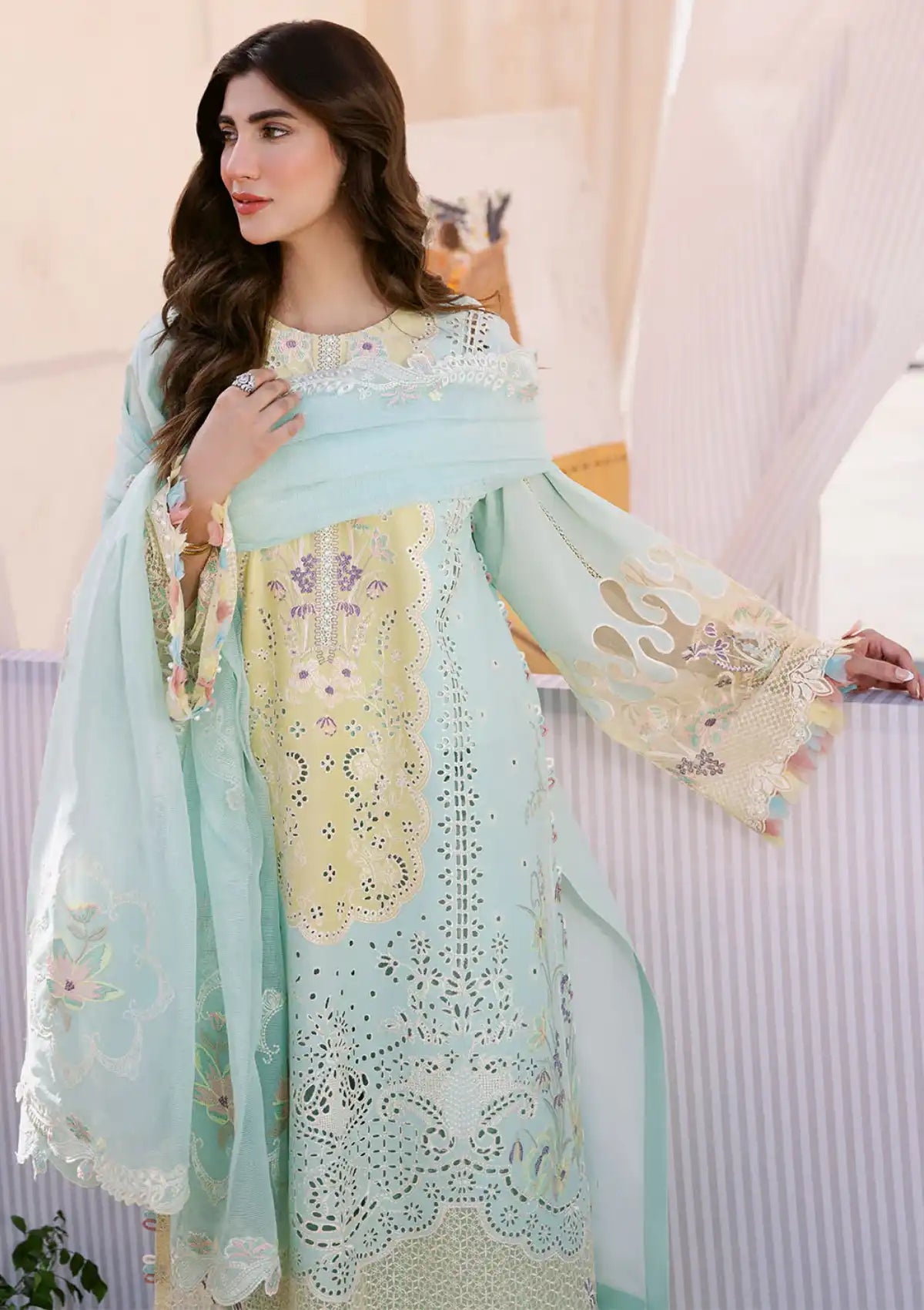 Bin Ilyas Clara Luxury Lawn 3PC - FS5560