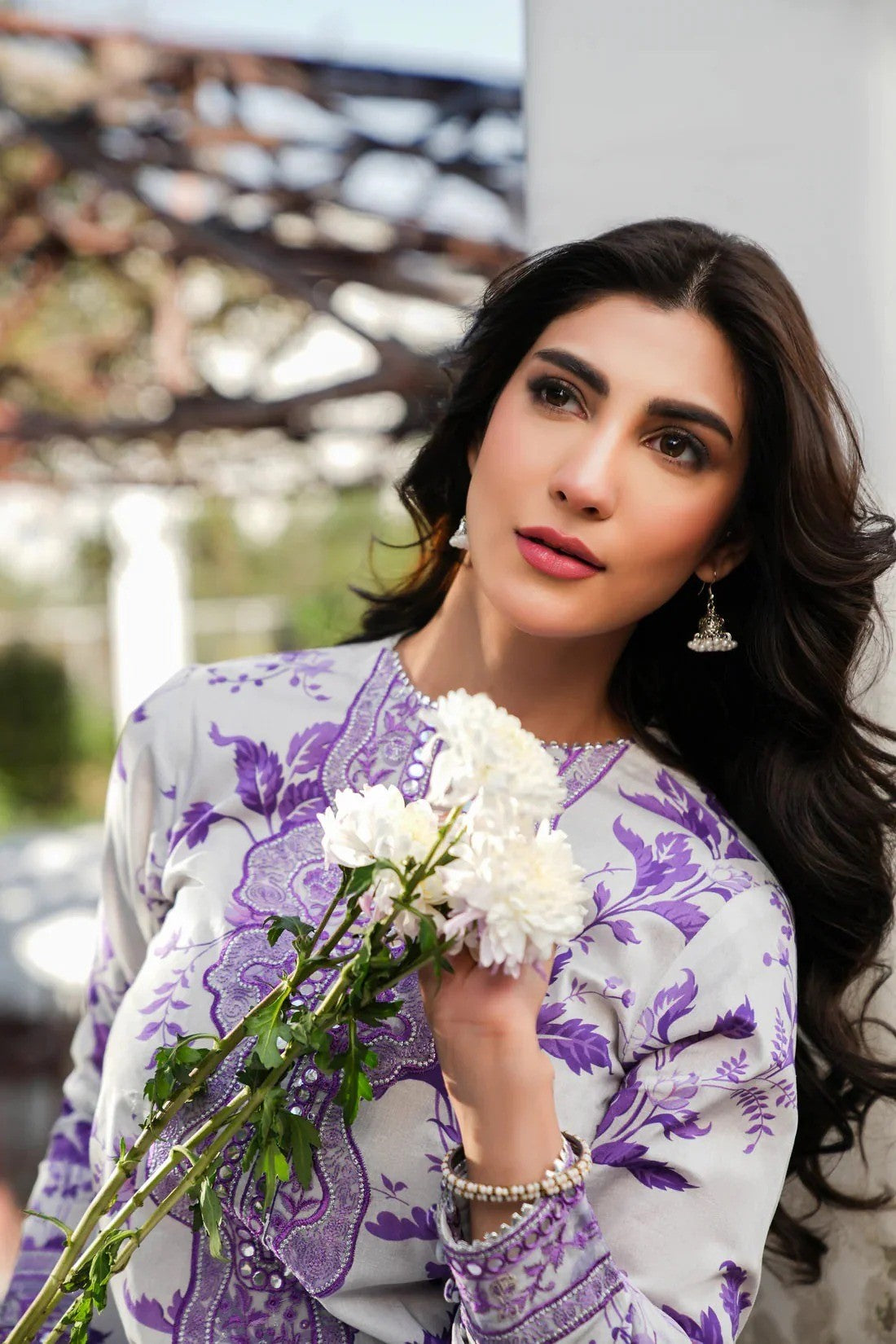 KARANDI  PRINTED+EMBROIDERY UNSTITCH DRESS 3 PIECE 518W