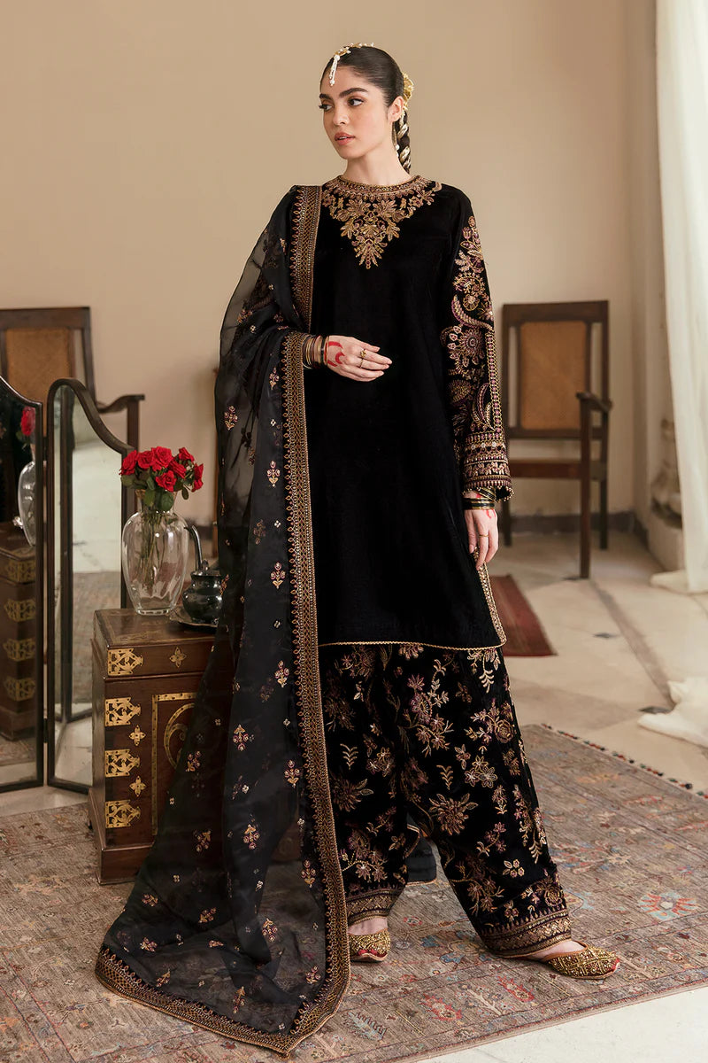 Velvet 3PC Embroidered 804