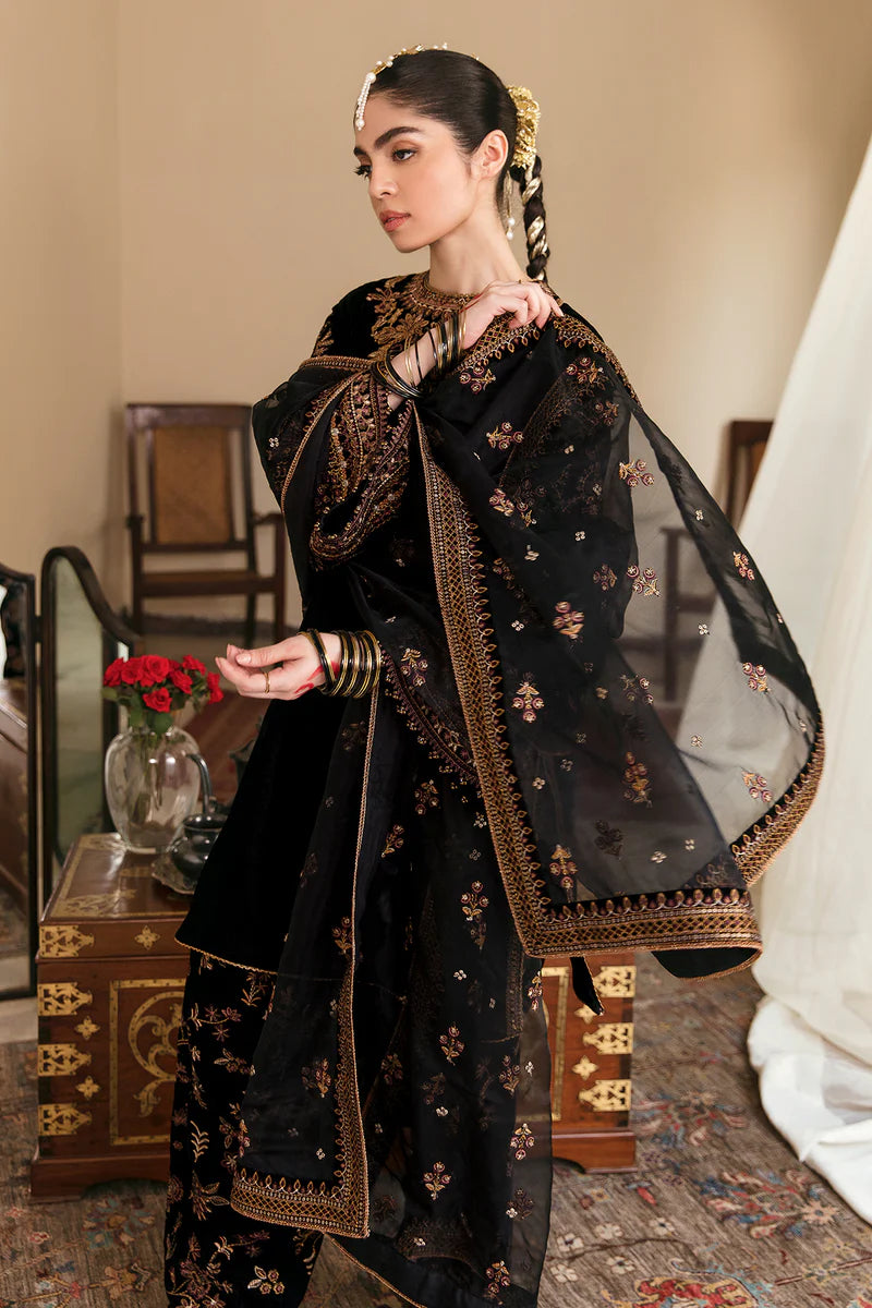 Velvet 3PC Embroidered 804