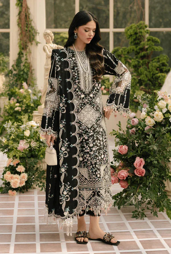 Fareesa Luxury Lawn Embroidered 3 PC FS5060