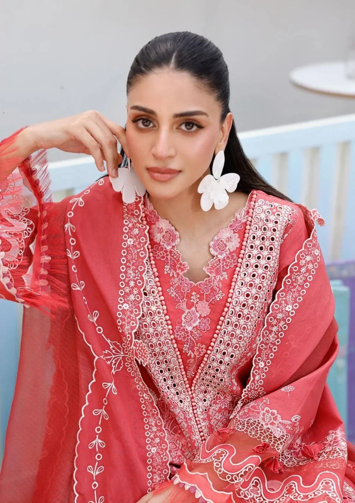 BIN ILYAS 3PC Lawn Suit - FS5558