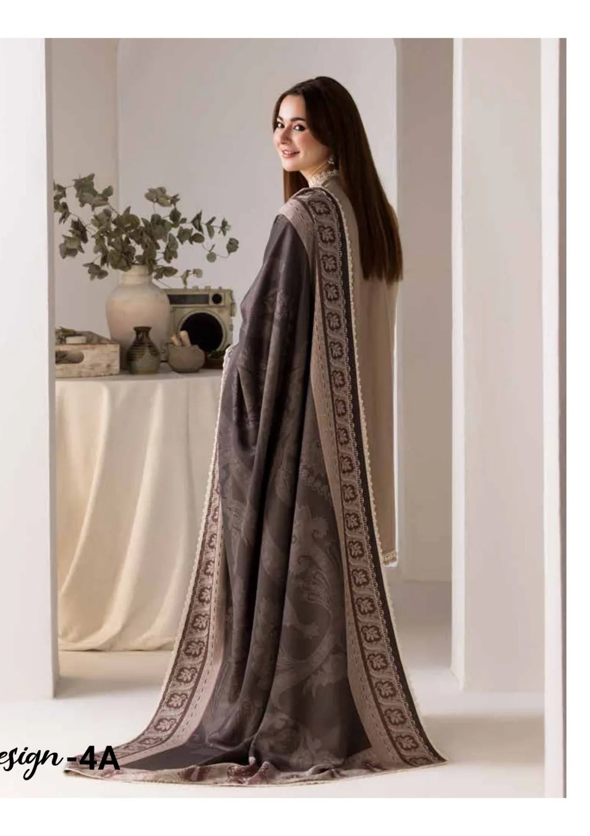 LAWN - 3PC EMBROIDERED SHIRT WITH DIGITAL PRINTED JACQUARD DUPATTA - 5178
