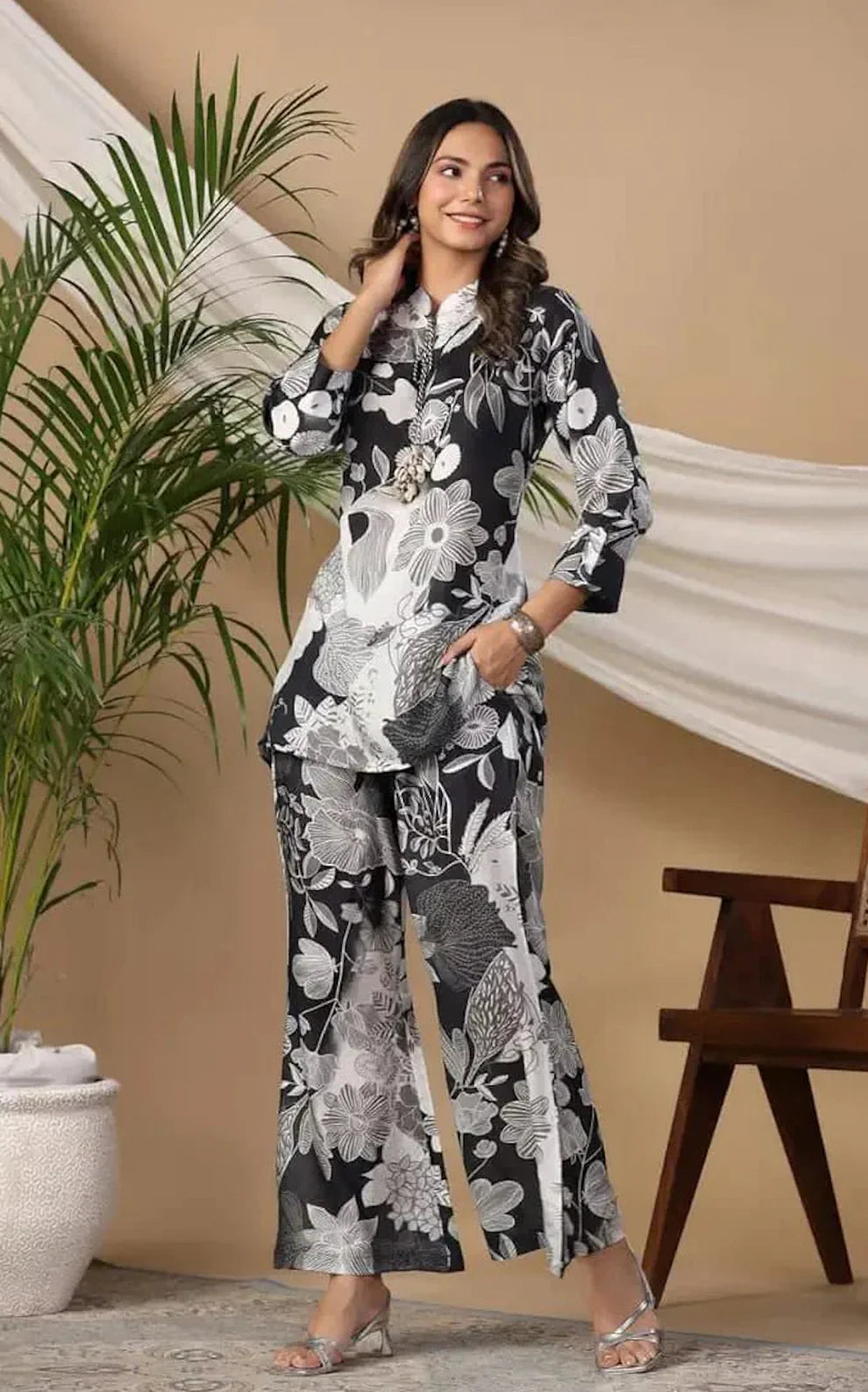 Sapphire - Summer 2PC Lawn Digital Printed Dress [HE]