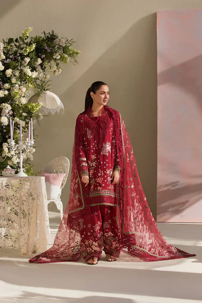 3PC Lawn Embroidered Suit - FS2097