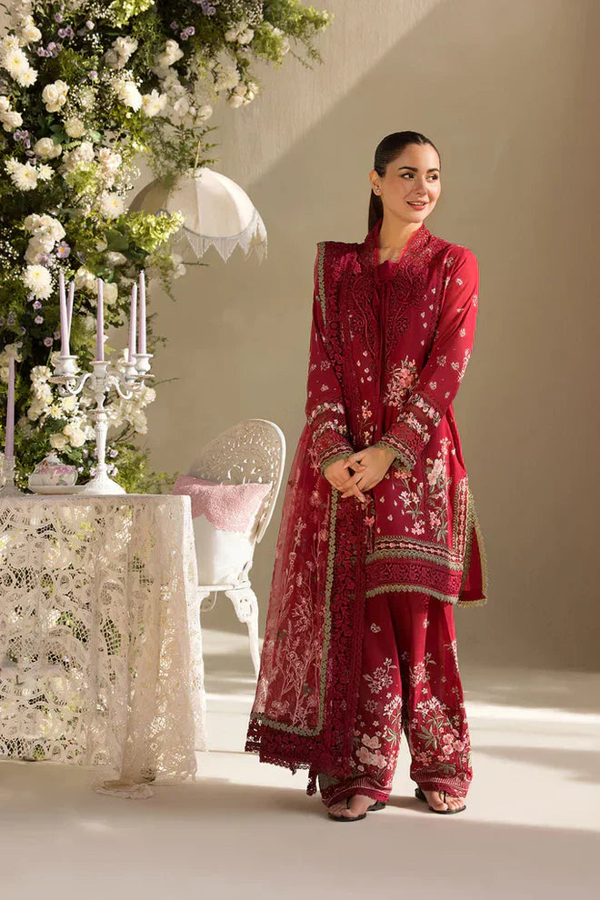 3PC Lawn Embroidered Suit - FS2097