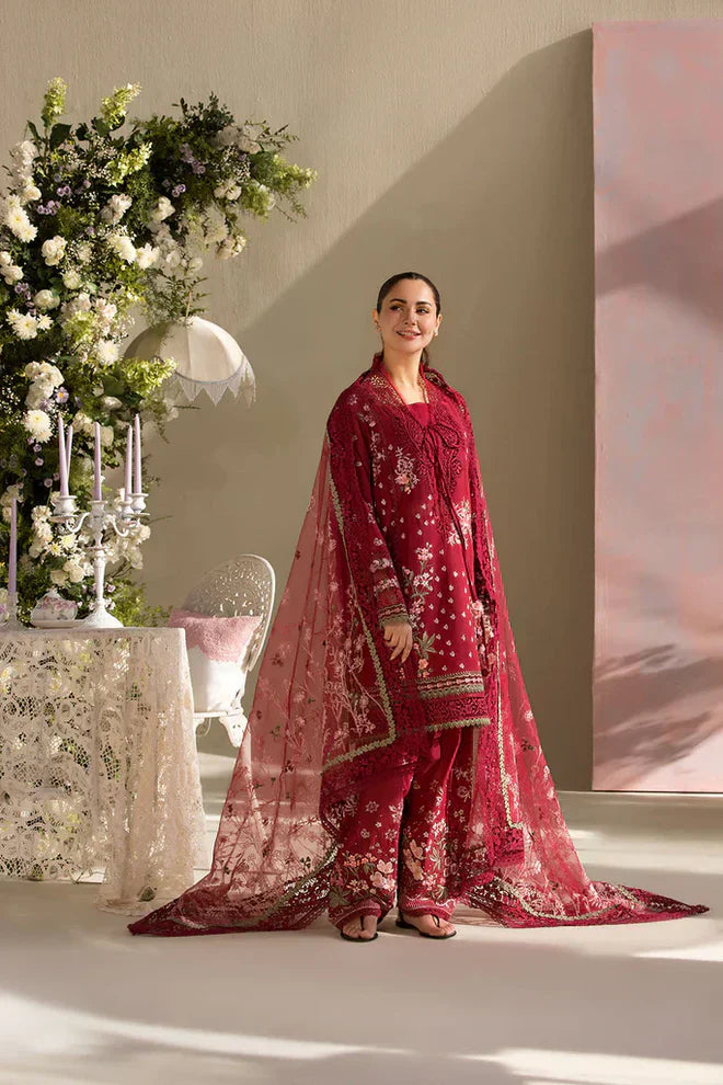 3PC Lawn Embroidered Suit - FS2097