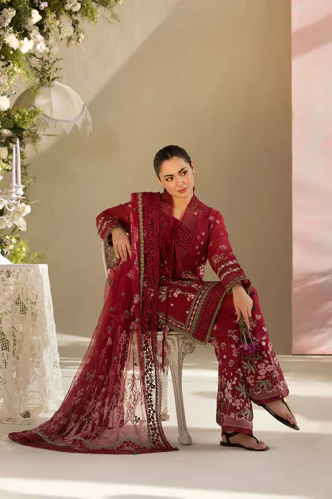 3PC Lawn Embroidered Suit - FS2097