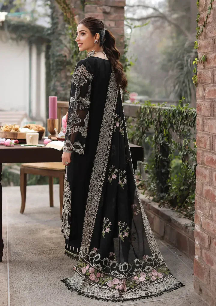 3PC Luxury Lawn Embroidered Suit -FS7004