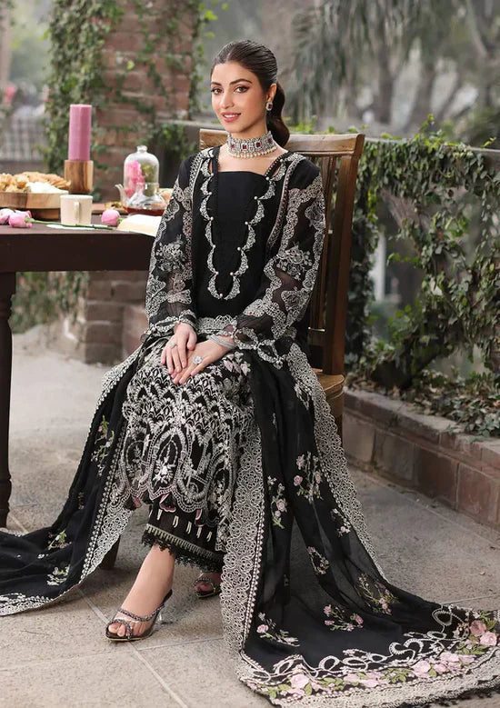 3PC Luxury Lawn Embroidered Suit -FS7004
