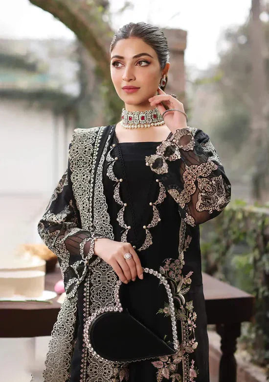 3PC Luxury Lawn Embroidered Suit -FS7004