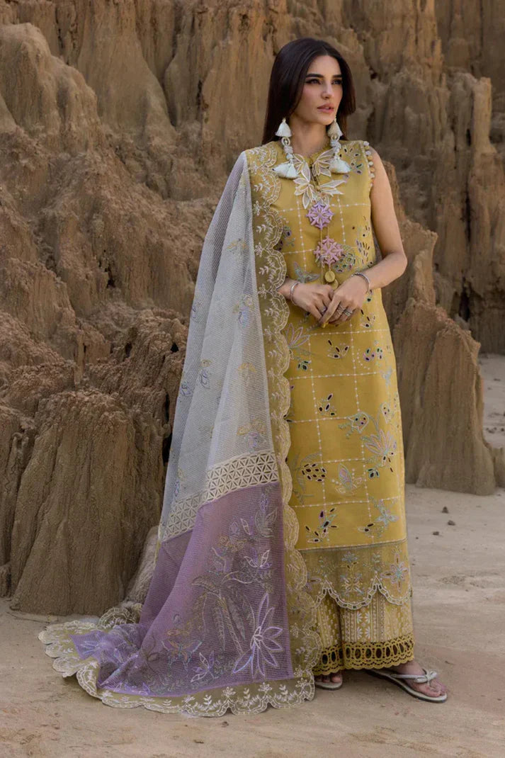 Embroidered Lawn Unstitched 3PC Set | FS3158