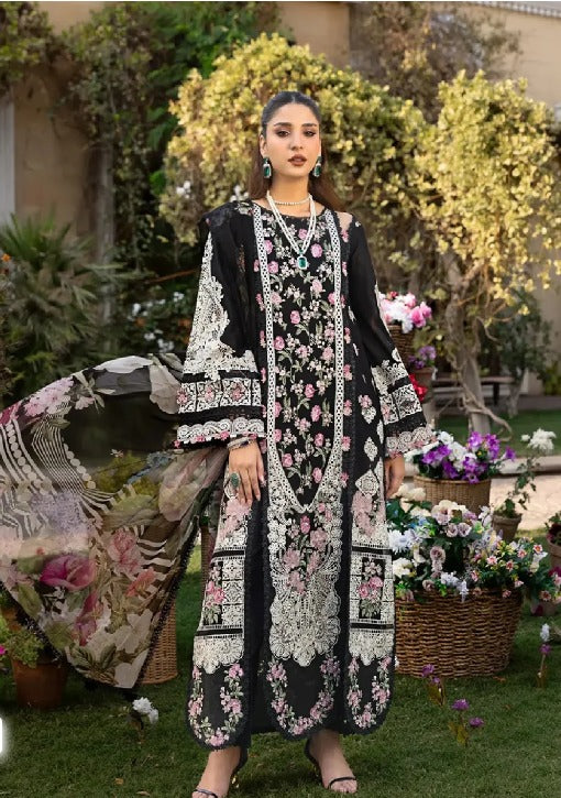 Embroidered Lawn Unstitched 3PC Set | FS7093