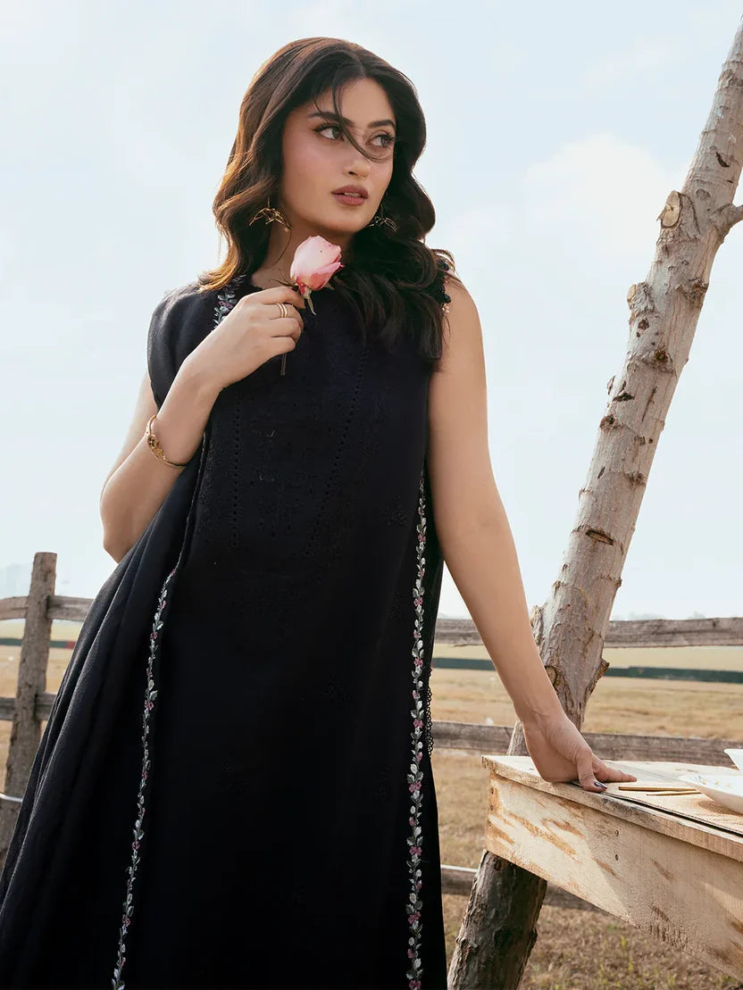 Chikankari Embroidered 3 Piece Unstitched Suit (SS 5280)