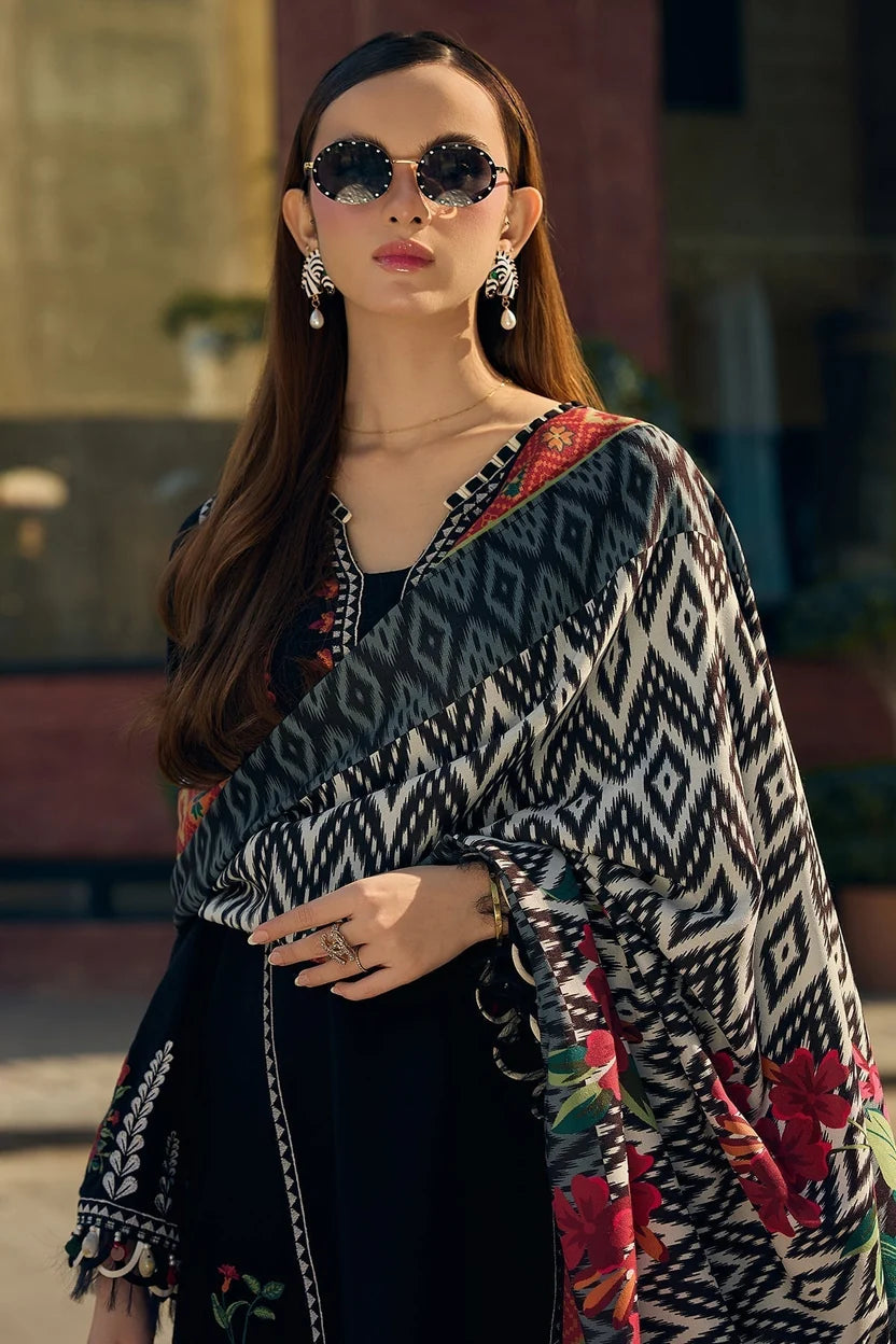 Embroidered Lawn 3 Piece Unstitched Dress (SS 5087)