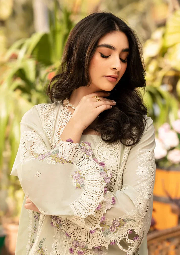 Signature Embroidered Lawn Unstitched Winter Suit | 3PC FS3136