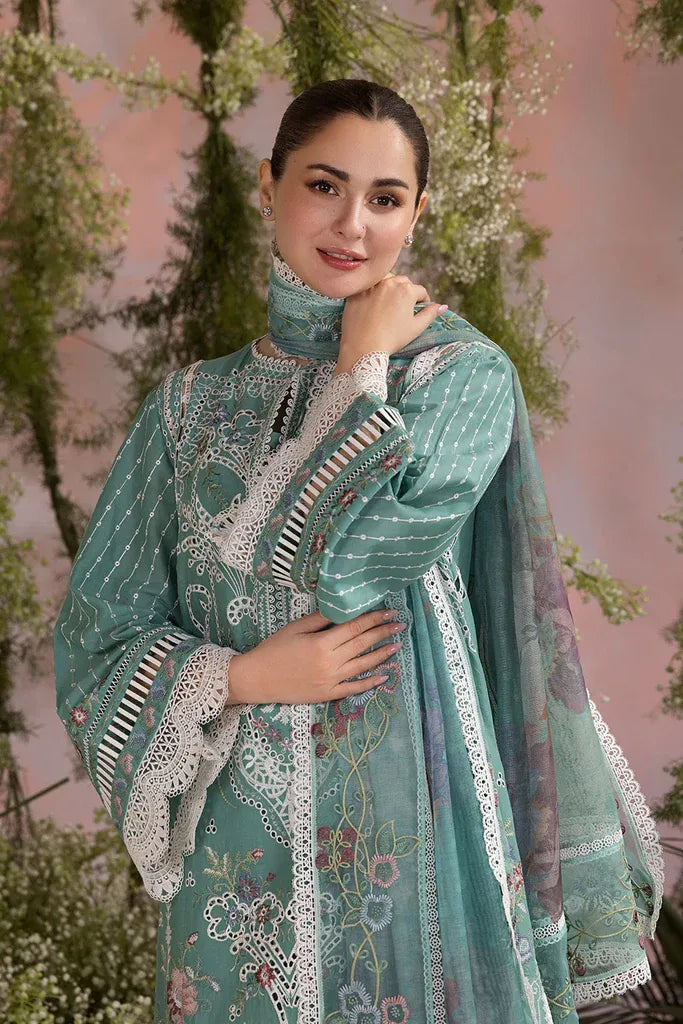 Embroidered Lawn Unstitched 3PC Set | FS3150
