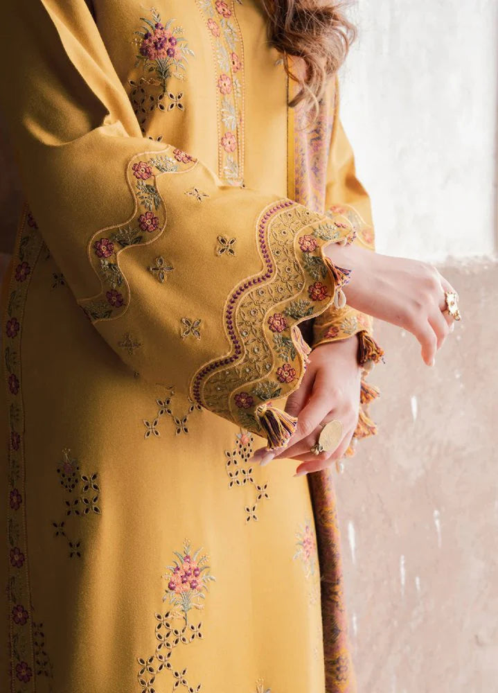 Luxury Lawn Chikankari Embroidered With Digital Printed Jacquard Dupatta-SS5044