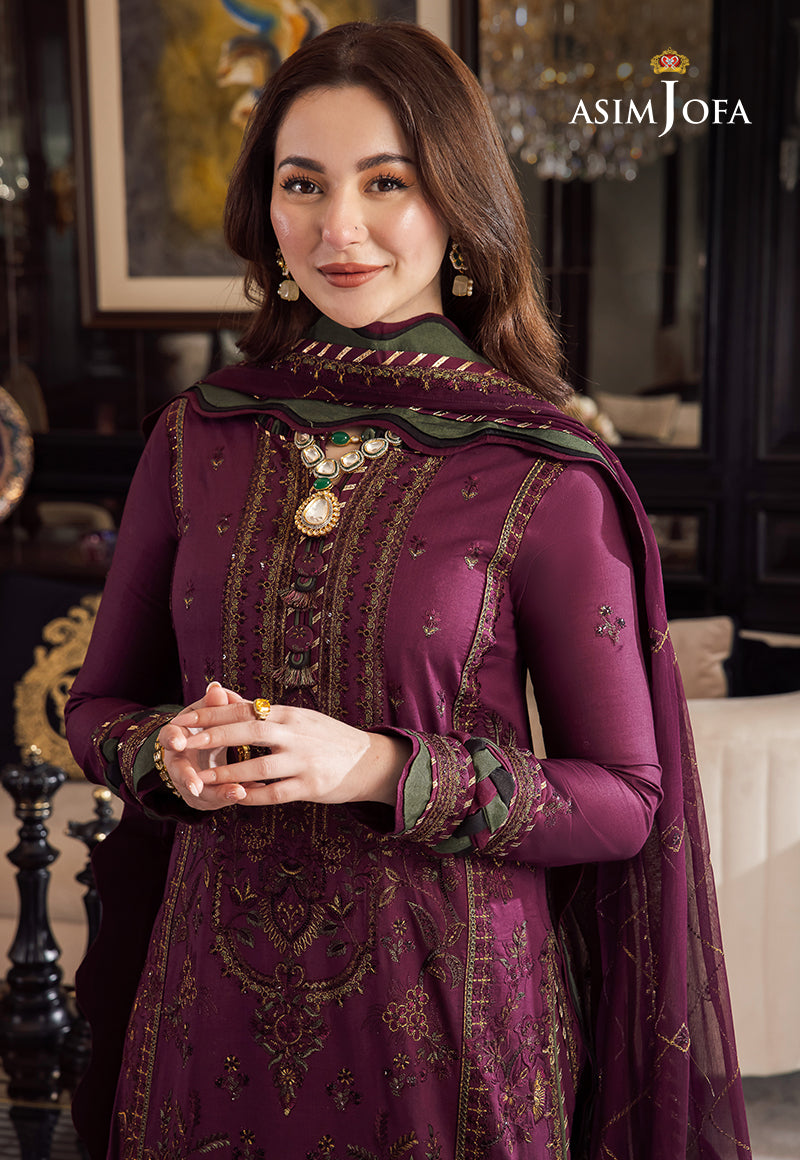 Dhanak 3PC Embroidered With Dhanak Embroidered Dupatta 668