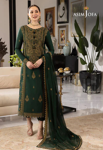 Lawn 3PC Embroidered With Chiffon Embroidered Dupatta-L 5022